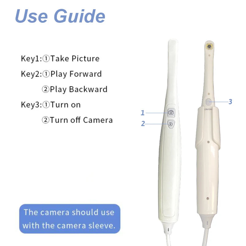 8 PCS LED Odontologico TV/USB Intraoral Intra Oral Camera Produtos Odontológicos Para Dentista