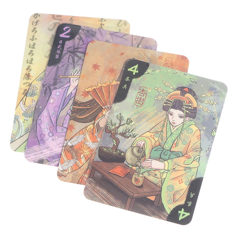 Hanamikoji Board Game Cooperative Cards Games Easy To Play Funny Game For Party