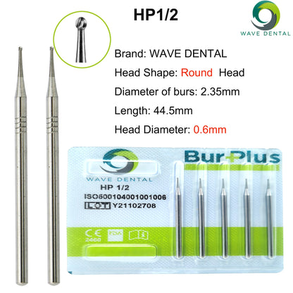 WAVE Dental Burs Tungsten Carbide Bur Dentistry Drills Bits Dental Strawberries HP Cutter Dentist Tools