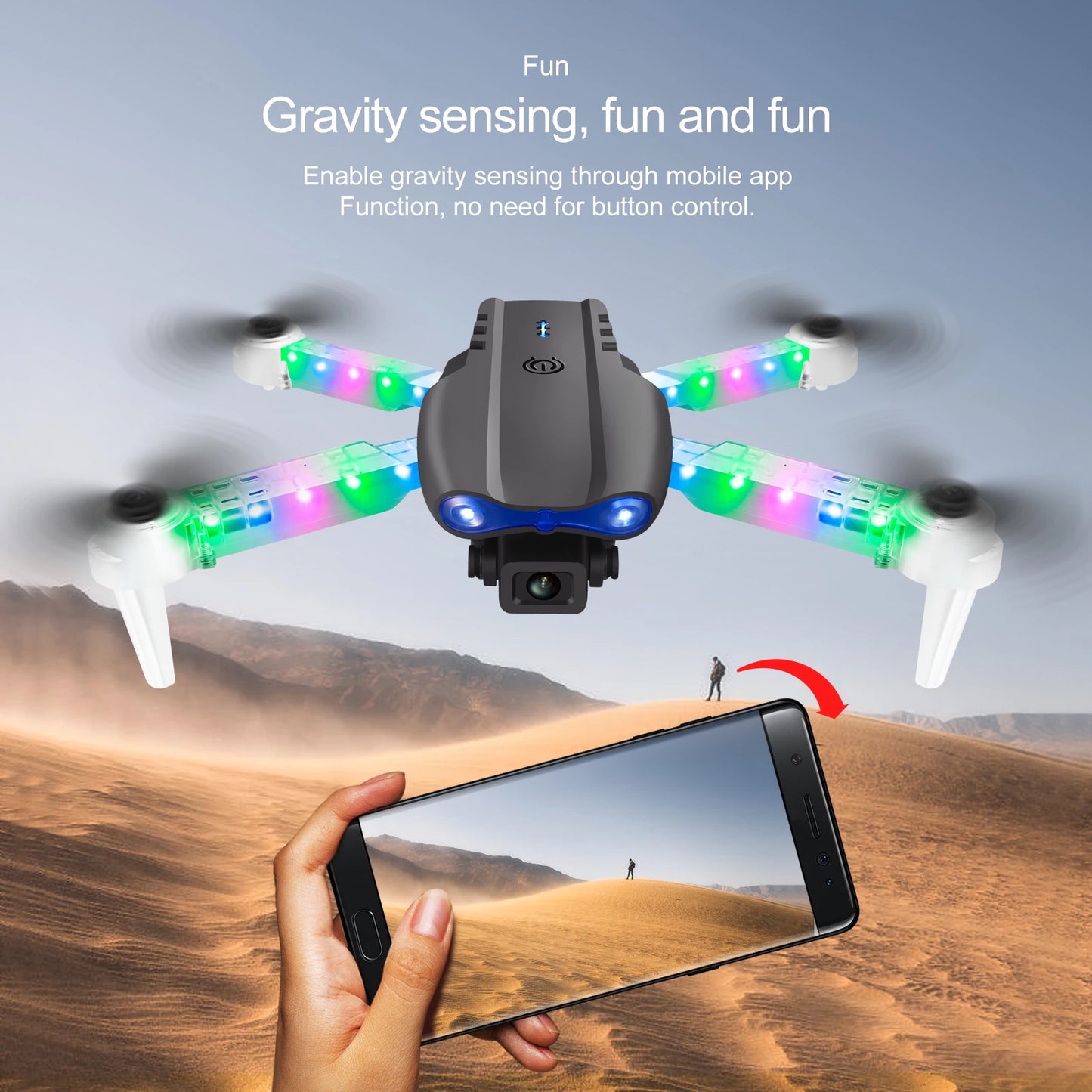 QJ E99 K3 Pro HD 4k Drone Dual Camera High Hold Mode Foldable Mini WIFI Aerial Photography RC Quadcopter Toys Helicopter Dron