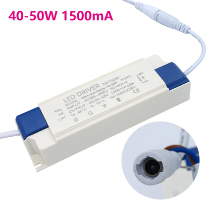 LED Driver With shell Super power 40W 50W 1200mA and 1500mA Power Supply Built-in Constant Current Lighting 85-265V Transforme