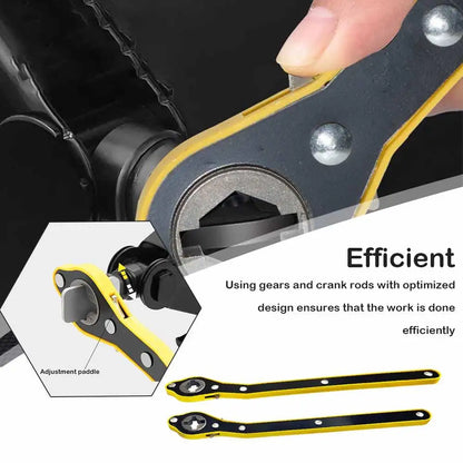 Car Labor-saving Car Jack Garage Tire Wheel Lug Wrench Scissor Handle Labor-Saving Wrench Auto Repair Tool