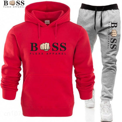 New Autumn Winter Men Women Tracksuit Hoodies + Pants 2Pcs Sets Suit Fashion Trend Hip Hop Y2K Clothing Sportswear Sweatshirts