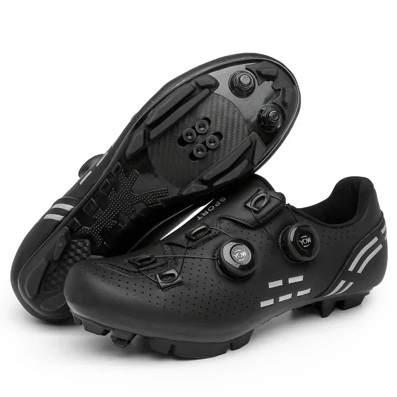 New Cycling Shoes for Men Women Speed Mountain Bicycle Flat SPD Pedals Racing Biking MTB Cleats Road Bike Sneakers