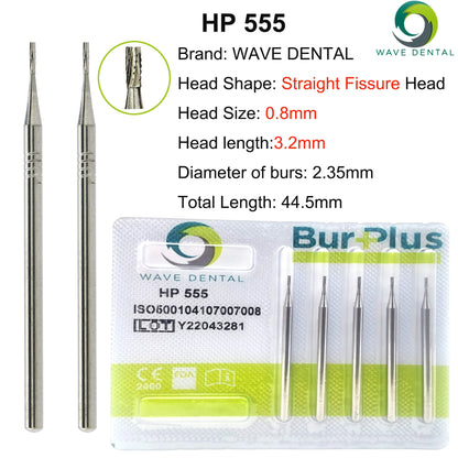 WAVE Dental Burs Tungsten Carbide Bur Dentistry Drills Bits Dental Strawberries HP Cutter Dentist Tools