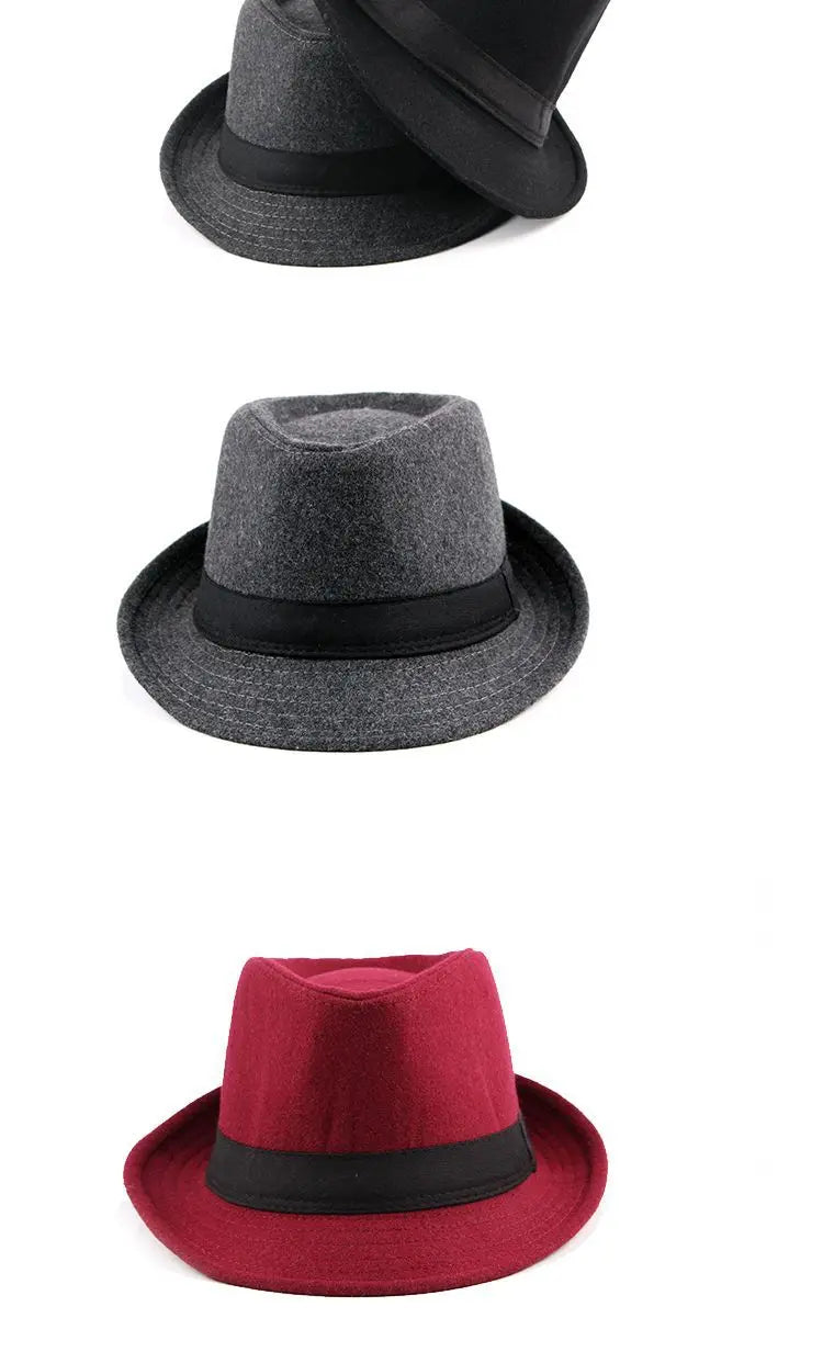 Spring Summer Men's Hats Fedoras Top Jazz Hat  Bucket Bowler Hats Chapeau Hats Fedora Hat Women Black Hat Wedding Hat Caps