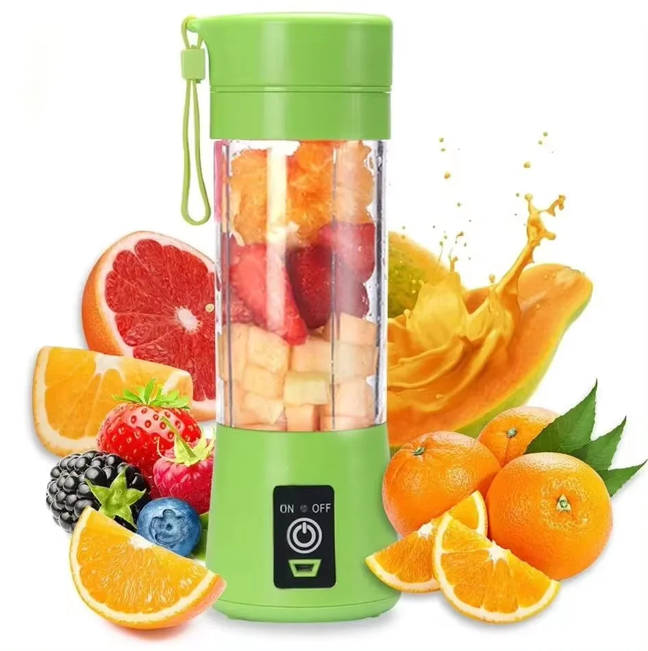 Kitchen Blender Mini Electric Juicer USB Rechargeable Smoothie Milkshake Maker Portable Automatic Fresh Squeezed Fruit Orange