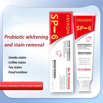 Probiotic Toothpaste Teeth Whitening Enzyme Remove Plaque Stains Oral Hygiene Cleaning Dental Tools Fresh Breath Beauty Health