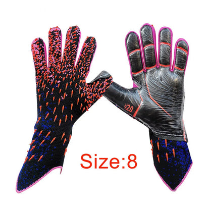 Soccer Goalie Gloves Latex Thickened Professional Goalkeeper Gloves for Adult Youth Football Sports Training and Match