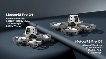 BETAFPV Meteor75 Pro O4 Brushless Whoop Quadcopter 1102 22000KV Motor Matrix 1S 3IN1 HD FC