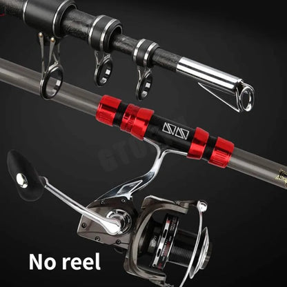 2.7-4.5M Carbon Fishing Rod 100kg above Superhard Long Distance Throwing shot Rod Telescopic Sea Boat High Quality Fishing Rods