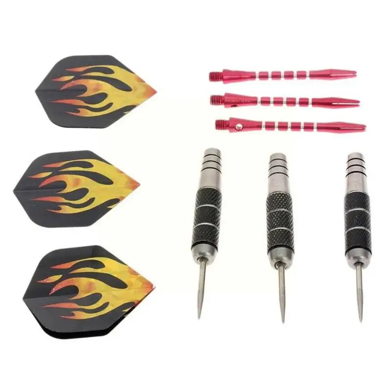 3pcs/Set Professional Tungsten Steel Needle Tip Darts Sports Steel Shafts Flights Tip 22g Darts Darts O7Q8