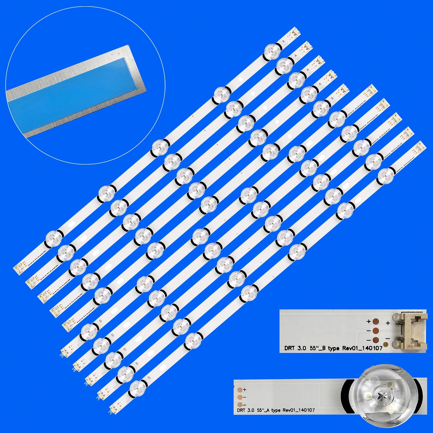 NEW Full Backlight Array LED Strip Bar 55'DRT3.0  55LB650V 55LB630V 55LF650Y 55LF5610 55LF580V 55LF5800 55LB630V 55LB6300