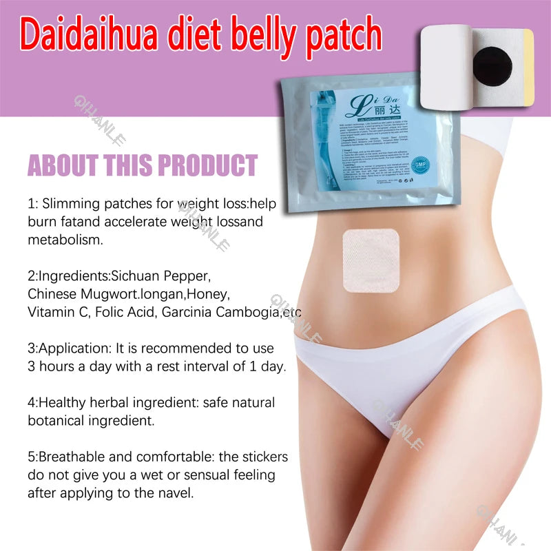 Best Slimming Patch Fast Burning Fat&Lose Weight Products Natural Herbs Navel Sticker Body Detox Shaping Patches to loss weight