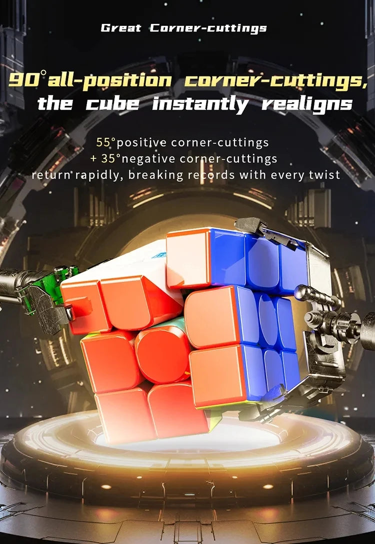 MoYu RS3M V5 3X3 Magnetic Magic Speed Cube Professional Fidget Toys RS3 M 2023 V5 Cubo Magico Puzzle