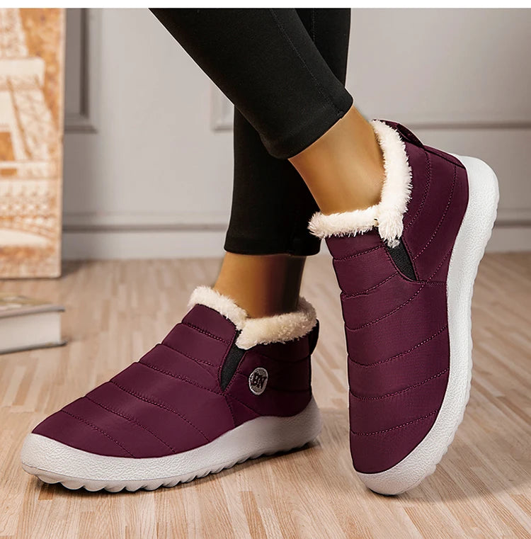 2025 Women Waterproof Shoes Sneakers Winter Plus Size Platform Shoes Flat Platform Sneakers Breathable Outdoor Shoes Woman Mujer