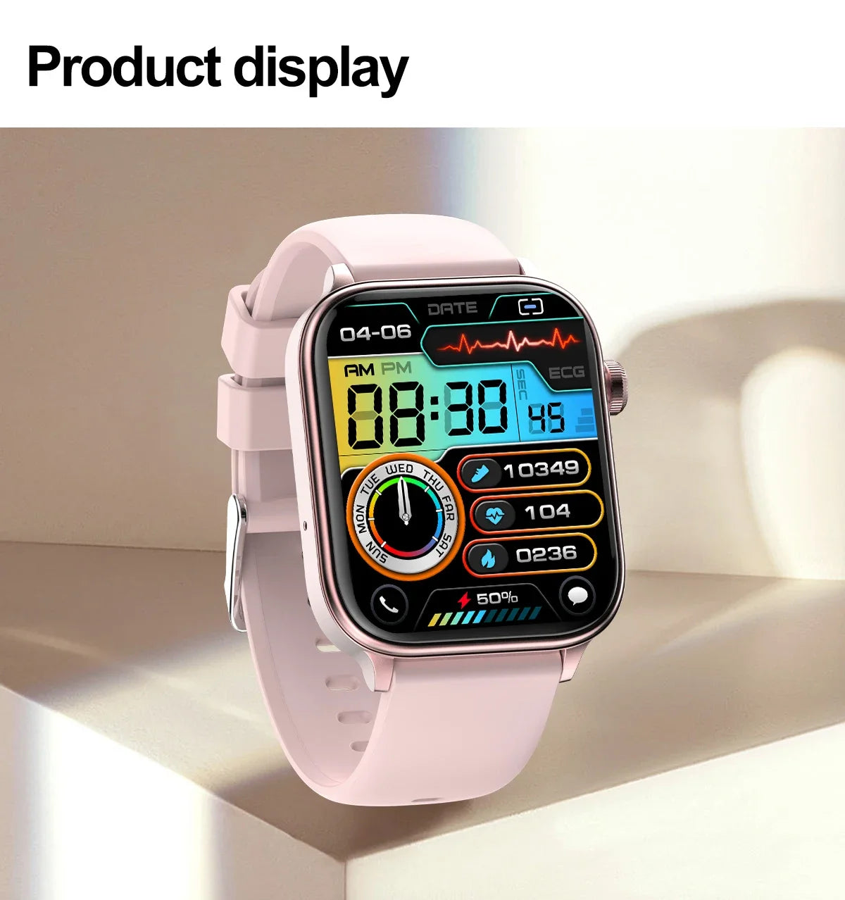 2024 New Medical Grade Smart Watch Men Blood Glucose Lipid and Uric Acid AI Diagnostic Detector Bluetooth Call Health Smartwatch