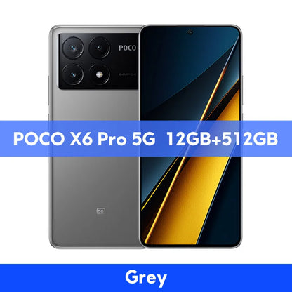 POCO X6 Pro 5G Global Version Smartphone Dimensity 8300-Ultra 6.67"Flow AMOLED DotDisplay 64MP NFC