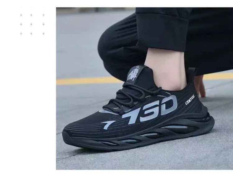 Non-slip chef men's shoes Sports shoes wear-resistant labor protection soft sole working waterproof and oil-proof casual shoes