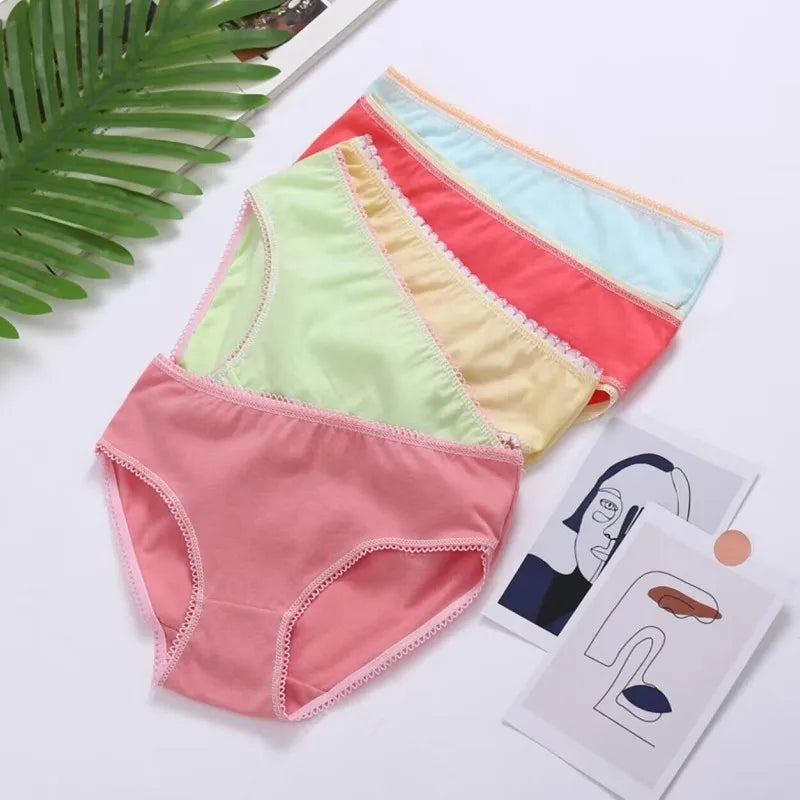 18Pc/Lot Soft Comfortalbe Baby Girls Underear Cotton Panties for Girls Kids Short Briefs