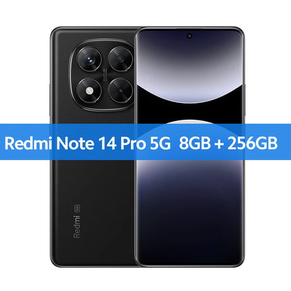 Global Version Xiaomi Redmi Note 14 Pro 5G Smartphone MediaTek Dimensity 7300-Ultra 200MP AI camera 6.67"AMOLED display NFC IP68