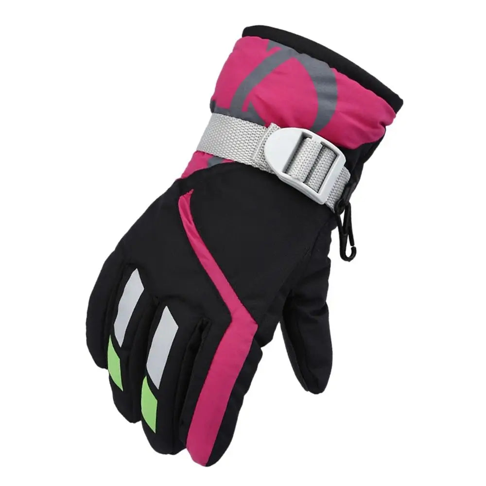 Boy Girls Ski Snowboard Windproof Gloves Children Kids Winter Snow Warm Gloves Waterproof Thicken Keep Warm Winter Must Gloves