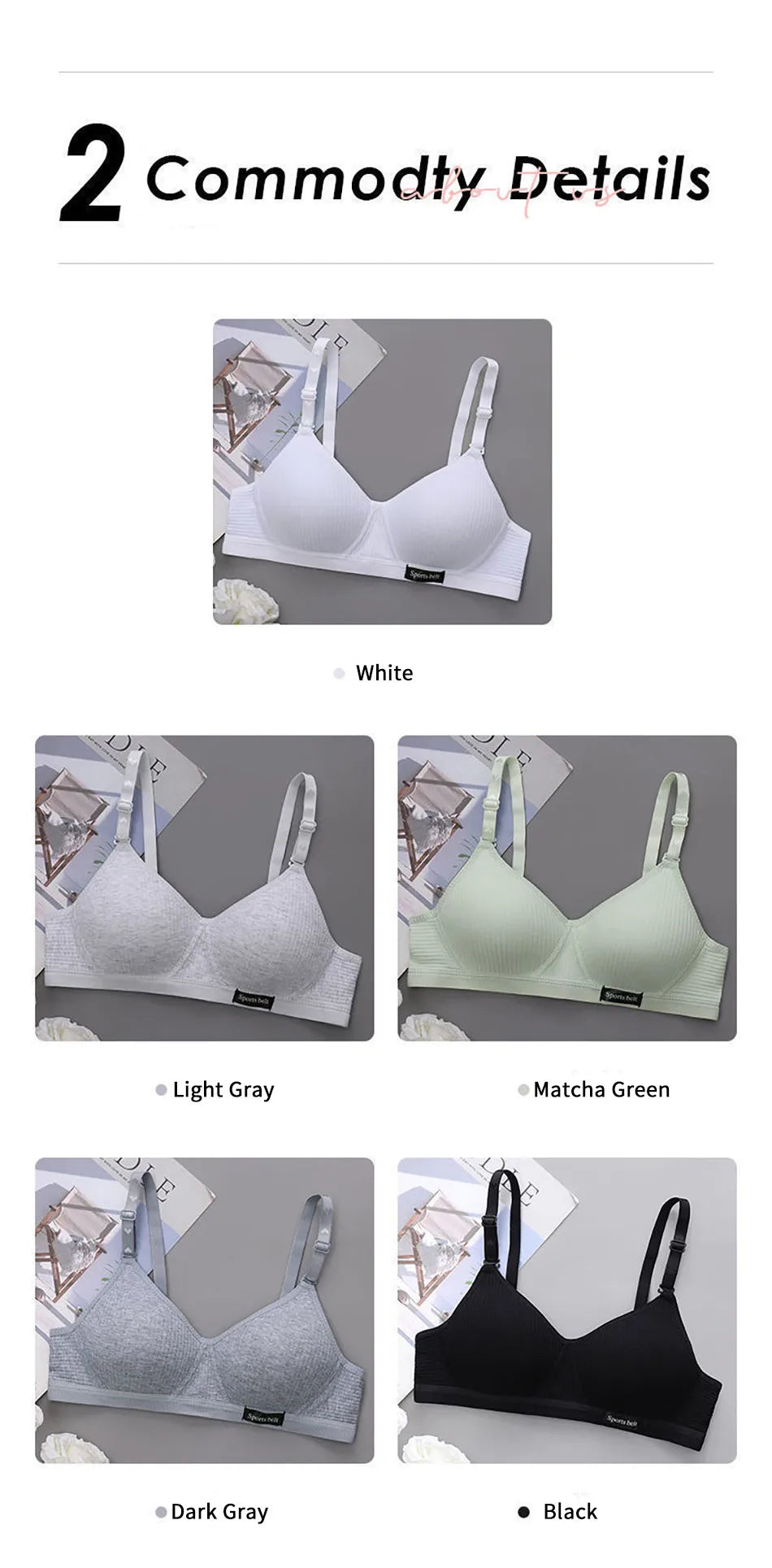 Sport Underwear for Teens Seamless Girl No Underwire Training Bra Soft Skin-Friendly School Girl Small Size Bra Clothing