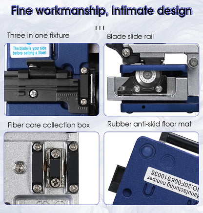 Ftth Tool Fiber Cleaver FC-6S Optical Fiber Cutting Knife Fiber Optic Cutter Cold Contection Dedicated Metal