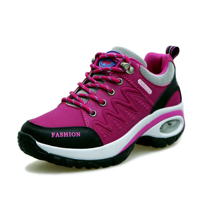 Women Sports Shoes Platform Sneakers Fashion Outdoor Hiking  Non-Slip Casual Shoes Low Top Running Shoes Women Footwear