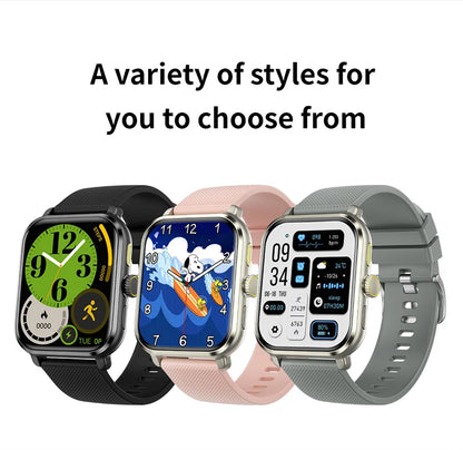 2024 New Smart Watch For Women Men Gift 1.83" Screen Full Touch Sport Fitness Watches Bluetooth Call Blood Sugar Smartwatch+Box