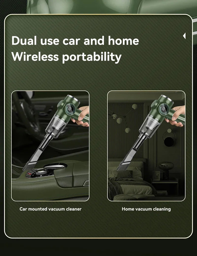 Xiaomi 9800000PA Wireless Automobile Vacuum Cleaner Wet Dry Dual-Use Portable Handheld Electric appliance Cleaner For Car home