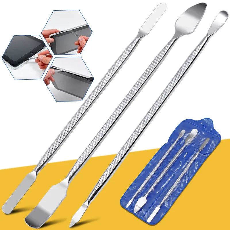 Universal Phone Repair Tools Kit Disassembly Blades Pry Opening Tool Metal Crowbar Disassemble Kit Phone Spatula Hand Tools Set