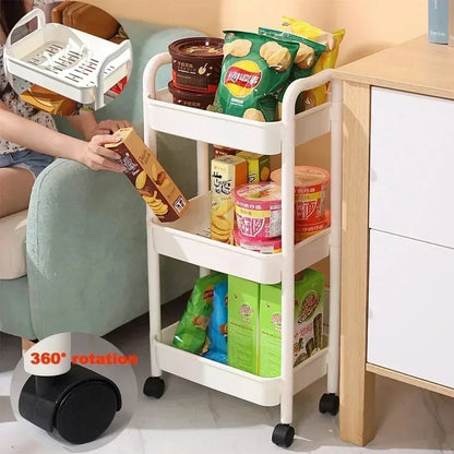 Movable Storage Rack, Snack Rack, Shelf, Newspaper and Book Rack, Bathroom Storage Rack, Waterproof Storage Rack.