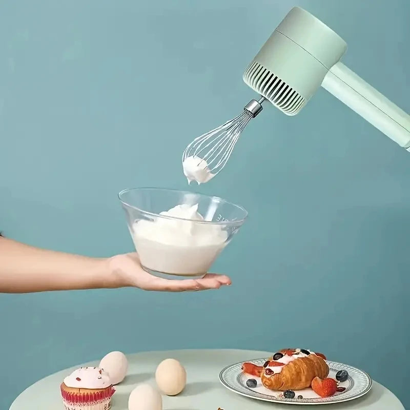 1pc Egg Beater Automatic Cake Baking, USB Rechargeable HandheldEgg Beater For Whizzing, Stirring, And Beating Cream, Electric Ga