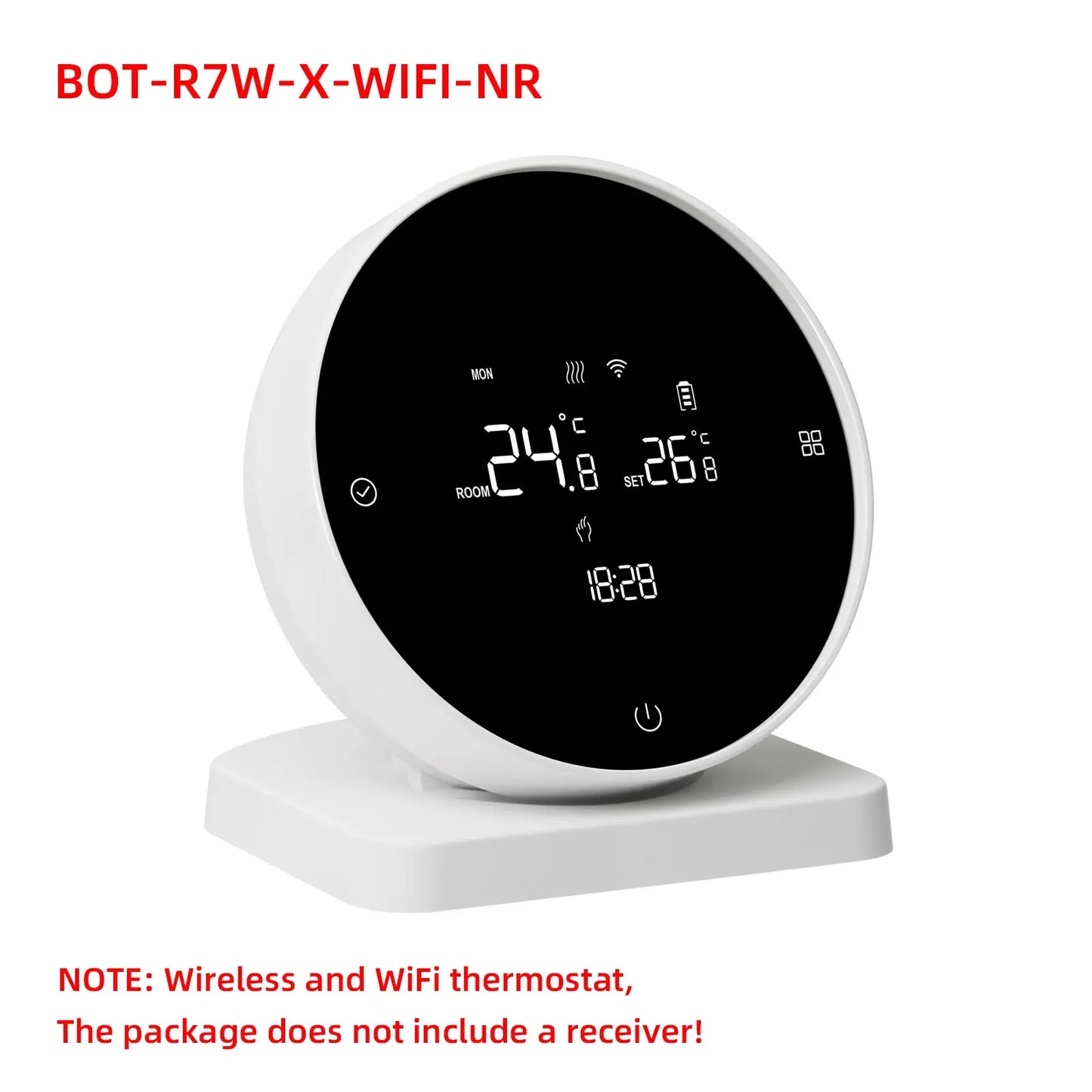 Wireless Thermostat and Hub Controller WiFi Smart Home Zone Heating System for Gas Boiler Water Floor Actuators Central Heating