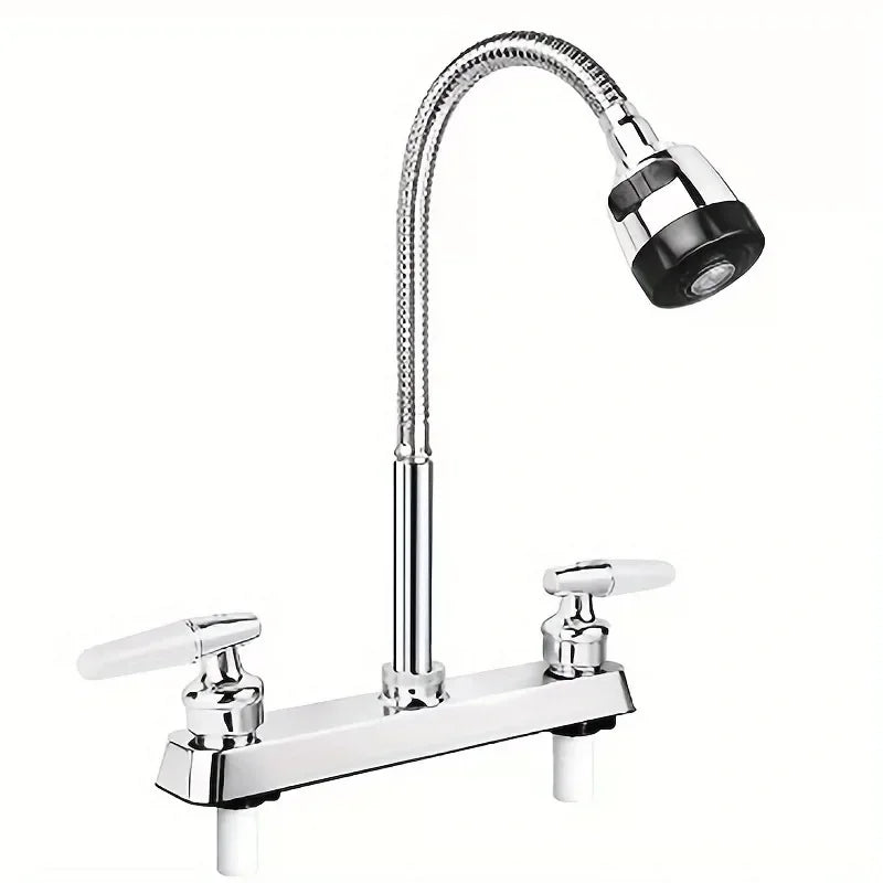 South American RV Kitchen Faucets Dual Port Faucet Kitchen Splashproof Faucet Replacement Sink Faucets Kitchen Accessories