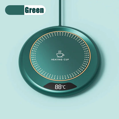 1PC Thermostatic Heating Coaster USB Home Heating Coaster 3-speed Adjustment Heating 55 Degrees Constant Temperature