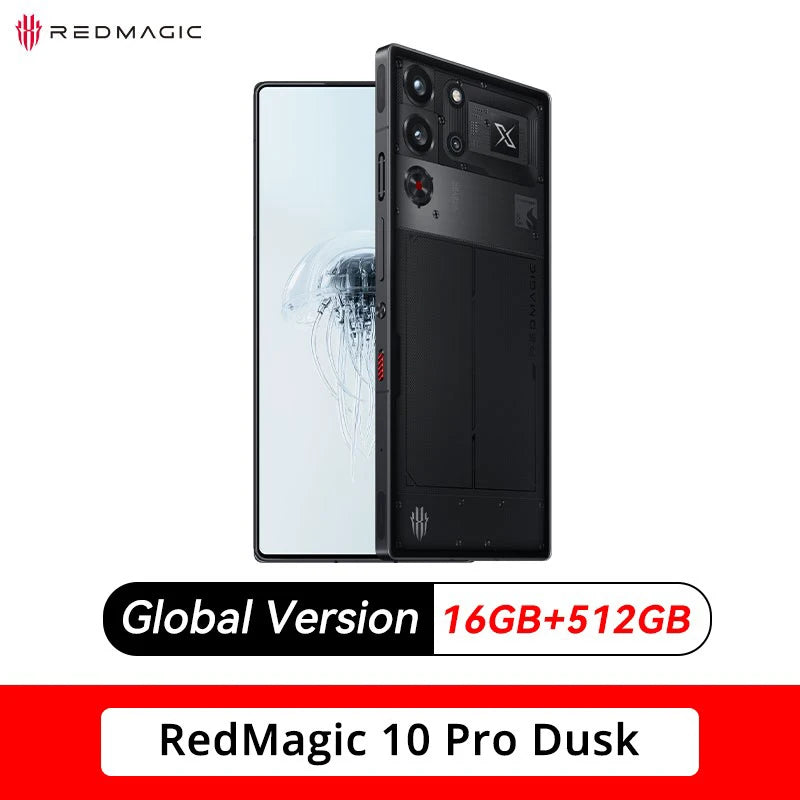 World Premiere Global Version RedMagic 10 Pro 5G Gaming Phone 6.853" Snapdragon 8 Elite 7050mAh 80W Charge 50MP NFC