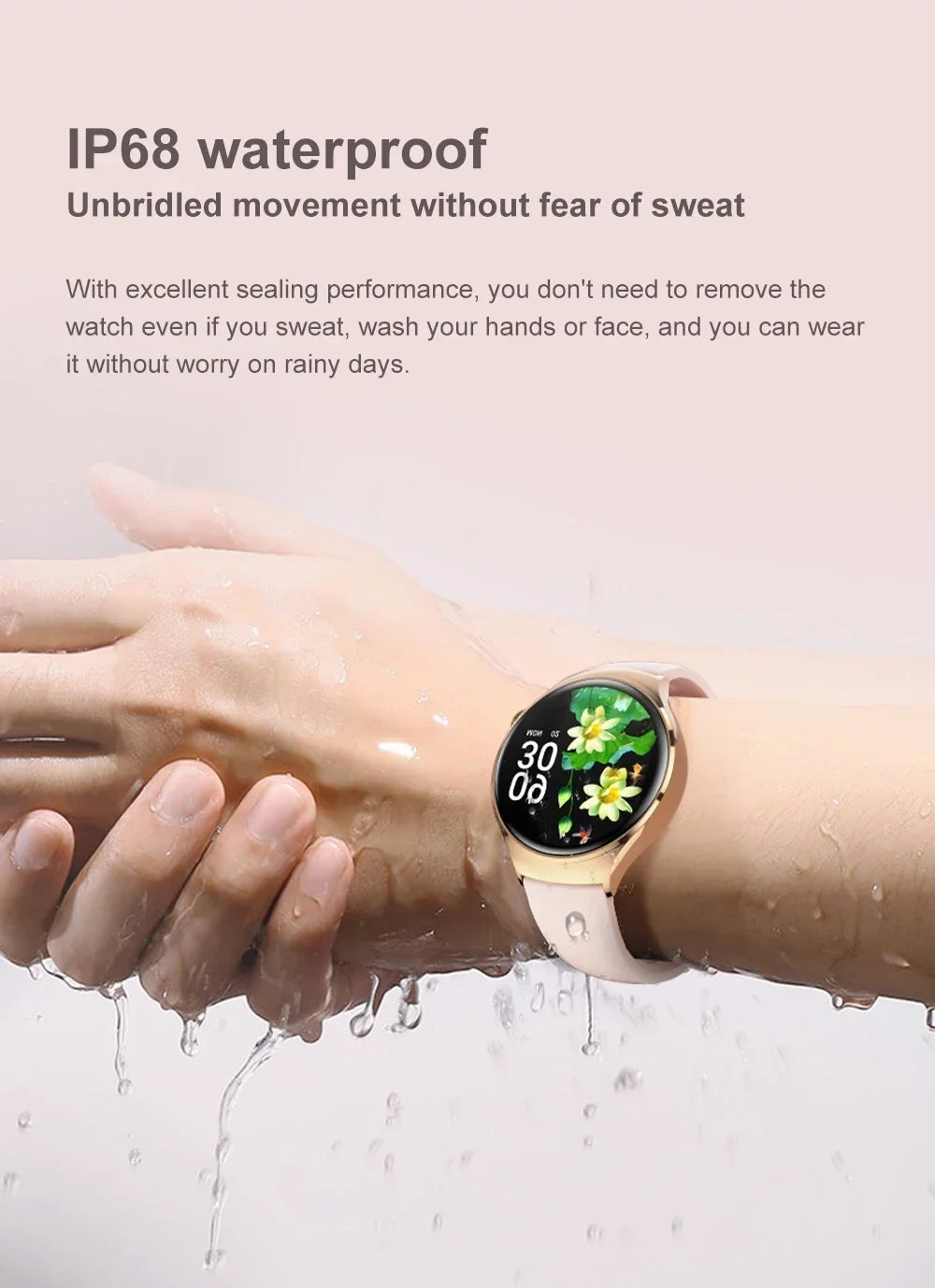 2024 New  For Huawei IOS GPS Track Smart Watch Women HD Screen Heart rate NFC Bluetooth Call Waterproof Blood Sugar Smartwatches