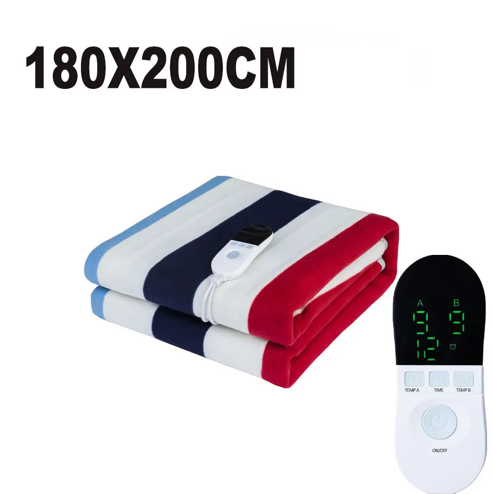 Smart Timer Switch Thicker Electric Blanket Heated Blanket Electric Blanket Double Single Manta  Electric Mat Body Warmer Heater