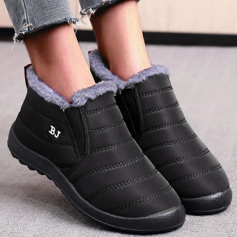 Boots Women Snow Fashion Women Shoes Slip On Platform New Boots Ladies Ankle Boots Waterproof Casual Botas Mujer Winter Shoes