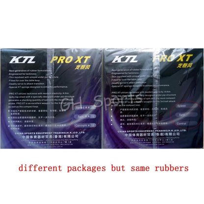 KTL Pro XT Pro-XT ProXT Pimples In Table Tennis Rubber With Sponge Racquet Sports