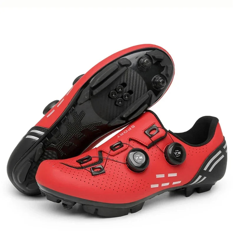 New Cycling Shoes for Men Women Speed Mountain Bicycle Flat SPD Pedals Racing Biking MTB Cleats Road Bike Sneakers