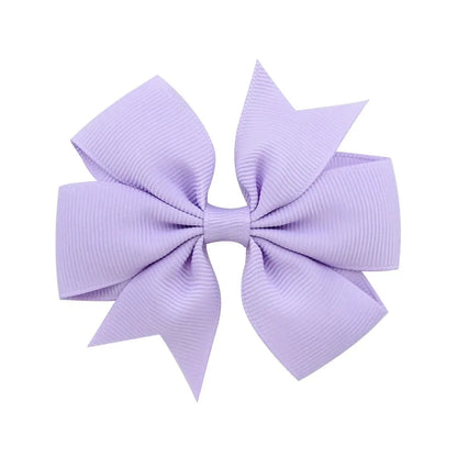 10pcs/lot Baby Girls Hair Bows Hairpins 3.2" Grosgrain Ribbon Pinwheel Toddler Clips Children Kids Accessories Gifts Photo Props