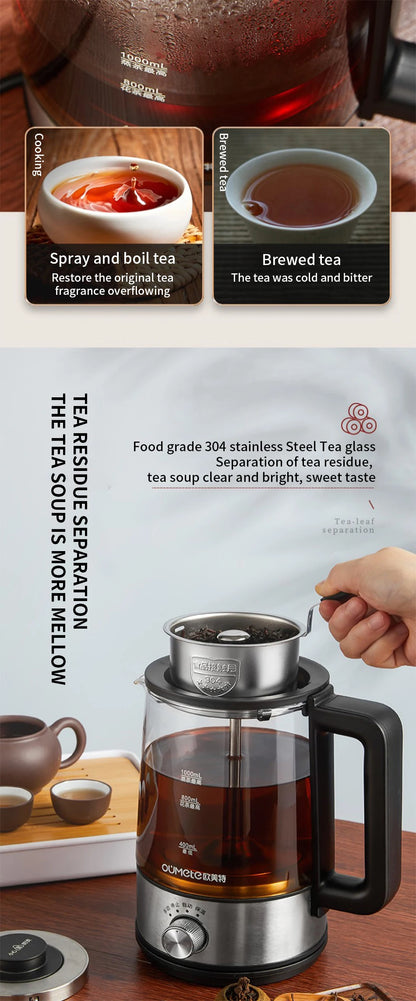 Multifunctional health pot household intelligent decocting tea maker portable glass mini small electric heating kettle