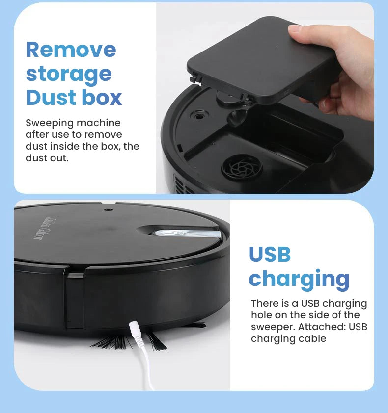 5-in-1 Wireless Smart Robot Vacuum Cleaner Multifunctional Super Quiet Vacuuming Mopping Humidifying For Home Use Home Appliance