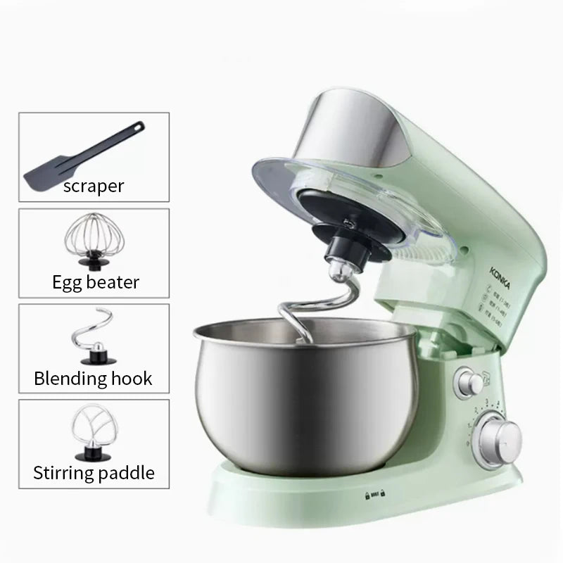 New 2024 Kangjia Chef Machine Home Multifunctional and Noodle Kneading Machine Fully Automatic Egg Beater Mixer 3L Introduction