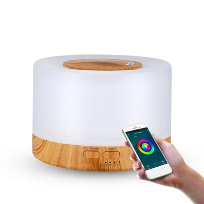 Tuya Smart Humidifier Essential Oils with Colorgul LED Light WiFi Aroma Diffuser Timer Wireless Control Work with Alexa Google