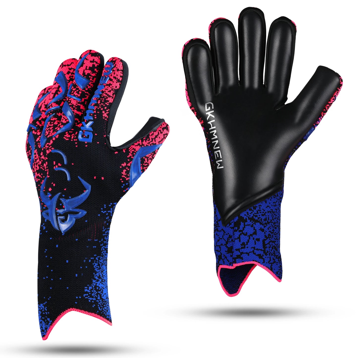 Soccer Goalie Gloves Youth Adults, 4+3mm Super Grip High Performance Goalkeeper Gloves, Breathable Soccer Gloves