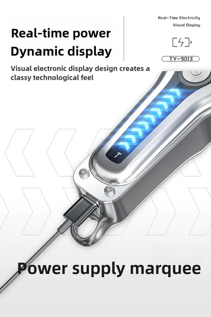 Electric Hairdresser Shaving Head Pusher Electric Pusher Clipper Hair Precision USBCharging Hair Trimmer for Men Home Appliances